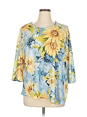 Alfred Dunner 3/4 Sleeve Blouse