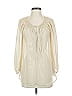 Joie 100% Silk Ivory Long Sleeve Silk Top Size S - photo 1