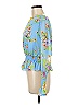 WAYF 100% Recycled Polyester Blue Long Sleeve Blouse Size M - photo 4