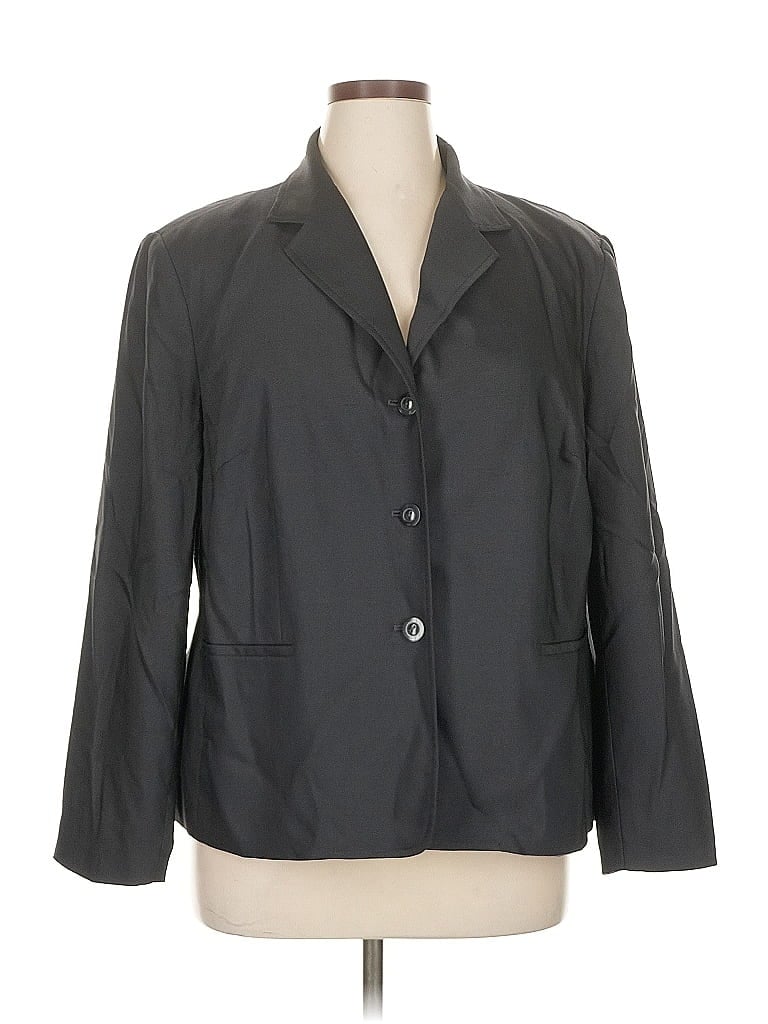 Click to view more detailed imagery on our partner's website Pre-owned Talbots Wool Blazer Jacket In Gray