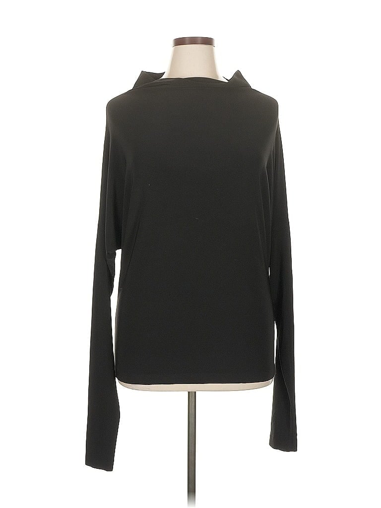 Norma Kamali Black Long Sleeve Top Size L - photo 1