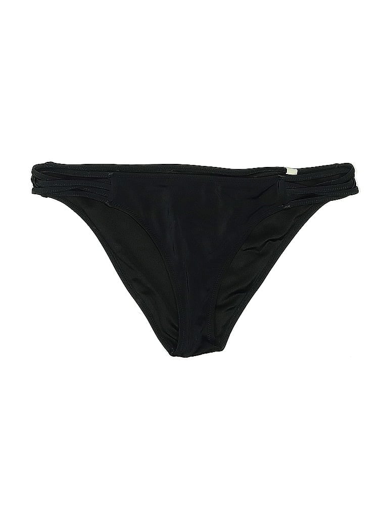 Shade & Shore Solid Black Swimsuit Bottoms Size S - photo 1