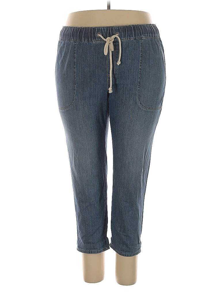 Pre-owned J.crew Factory Store Casual Pants In Blue