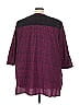 Catherines 100% Polyester Burgundy 3/4 Sleeve Blouse Size 3X - photo 2