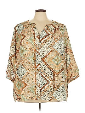 Rose + Olive 3/4 Sleeve Blouse