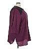 Catherines 100% Polyester Burgundy 3/4 Sleeve Blouse Size 3X - photo 3