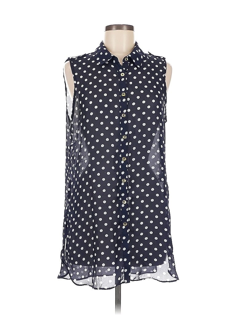 Click to view more detailed imagery on our partner's website Pre-owned New York And Company Sleeveless Blouse In Blue