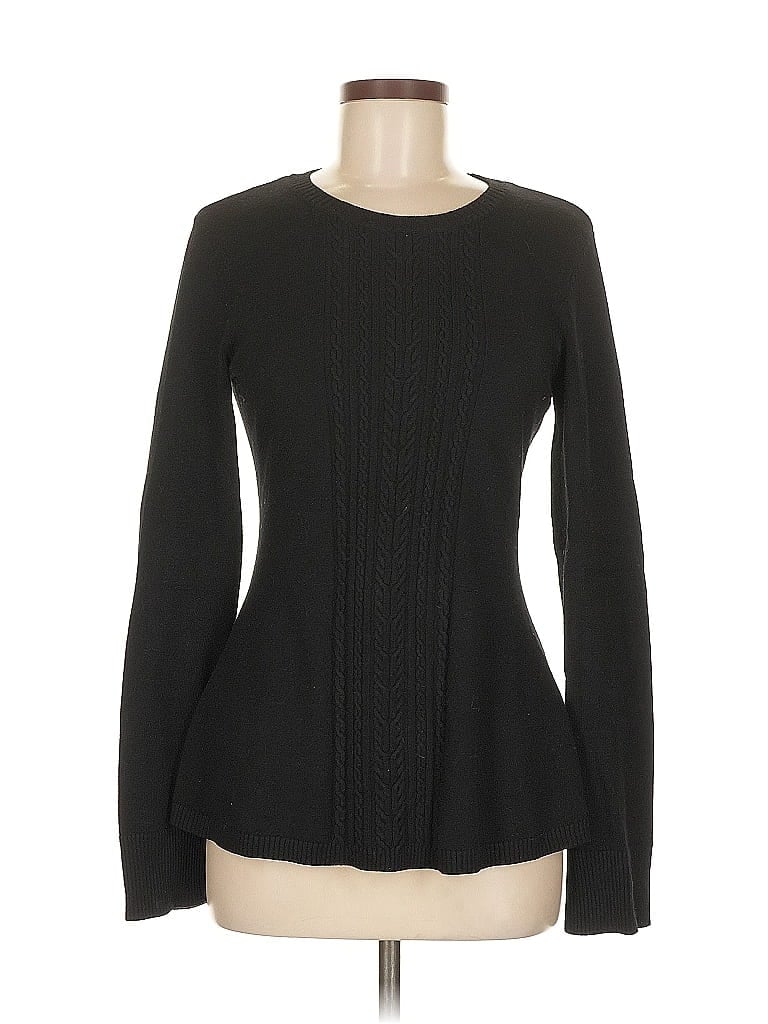 Pre-owned Bcbgmaxazria Pullover Sweater In Black