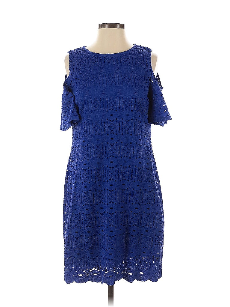 Pre-owned Rn Studio By Ronni Nicole Cocktail Dress In Blue
