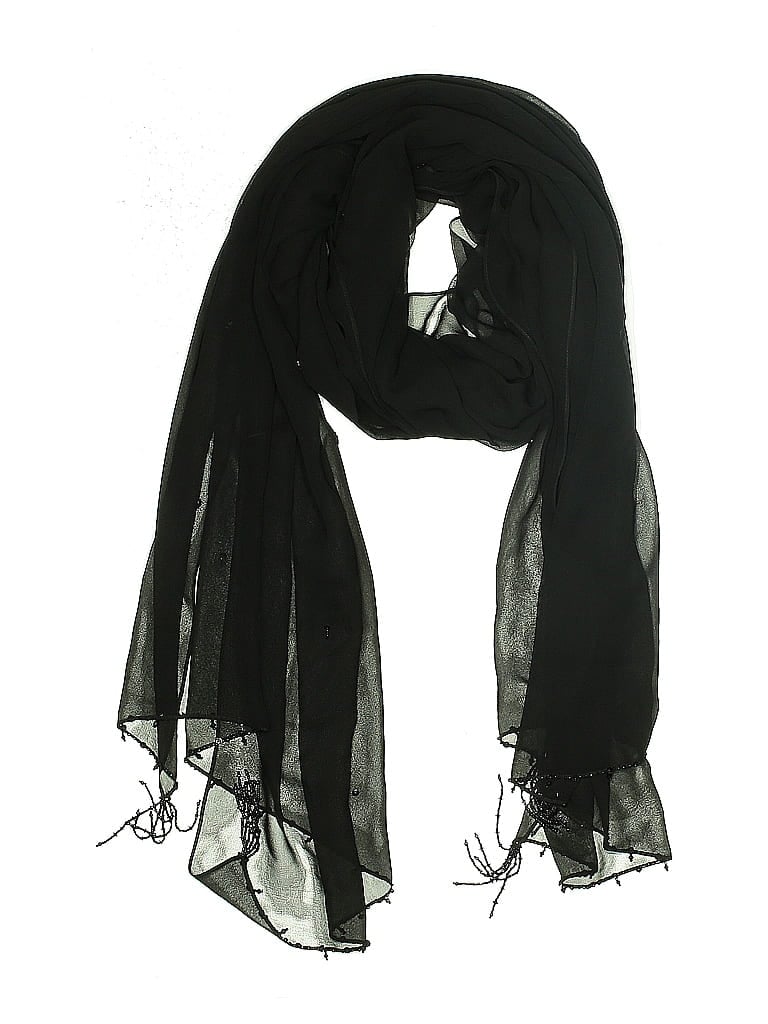 Click to view more detailed imagery on our partner's website Pre-owned Unbranded Scarf In Black