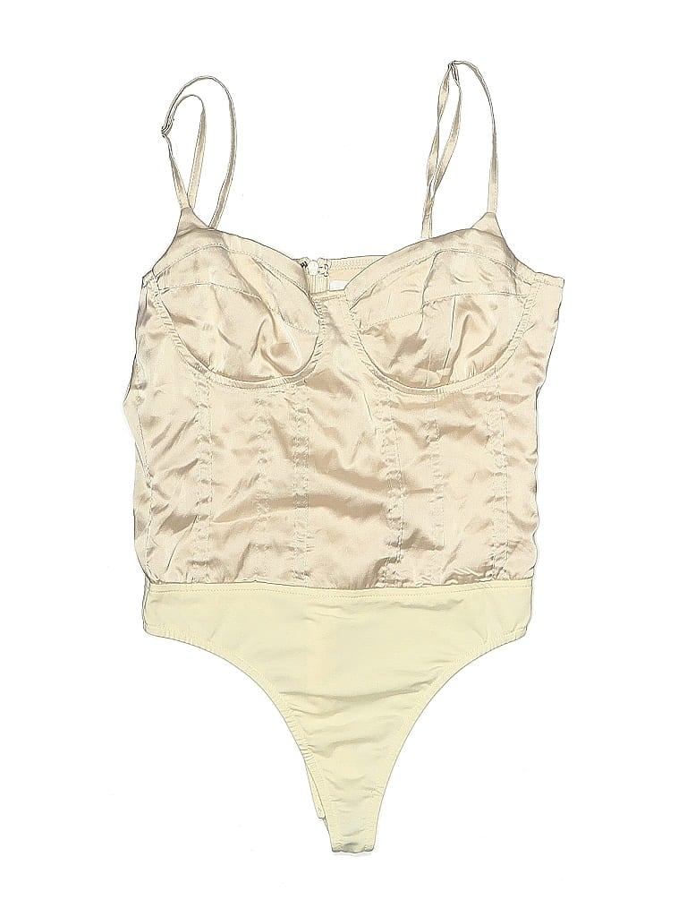 Pre-owned Missguided Bodysuit In White