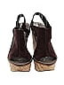 Elizabeth and James Brown Wedges Size 8 - photo 2