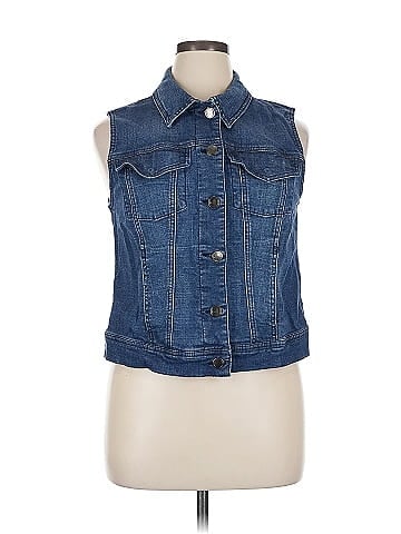 Lane Bryant Denim Vest (view 1)