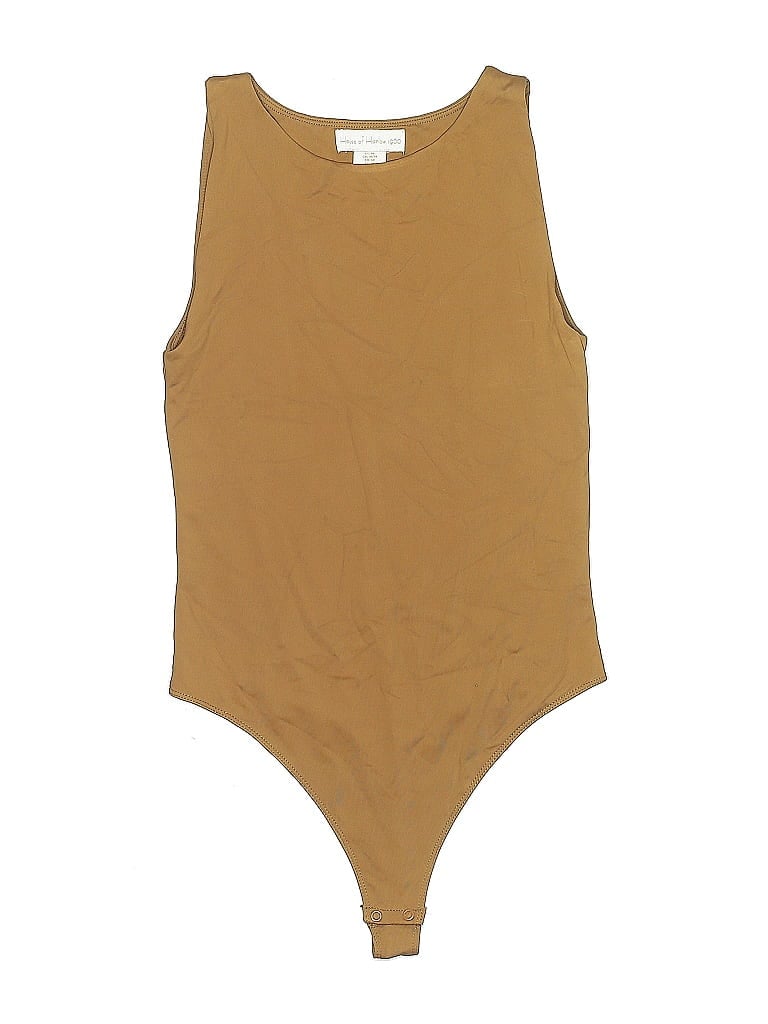 Pre-owned House Of Harlow 1960 Bodysuit In Brown