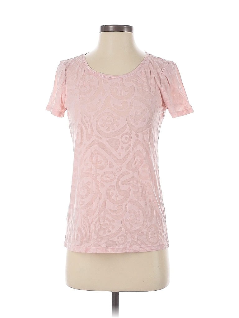 Pre-owned Ann Taylor Loft Outlet Short Sleeve T-shirt In Pink