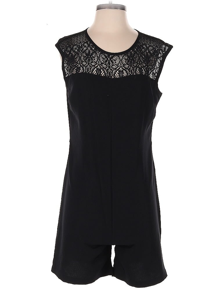 Pre-owned Forever 21 Contemporary Romper In Black