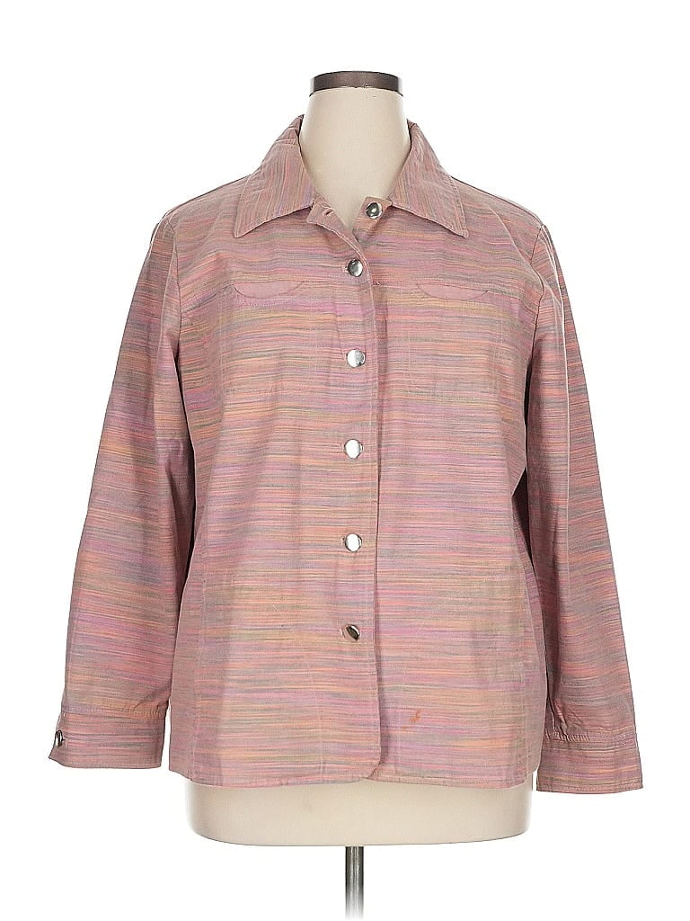 Cj Banks Pink Blazer Size 1X - photo 1