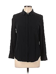 J.Crew 365 Long Sleeve Silk Top
