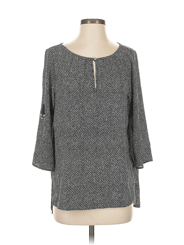 Pre-owned Michael Michael Kors 3/4 Sleeve T-shirt In Gray