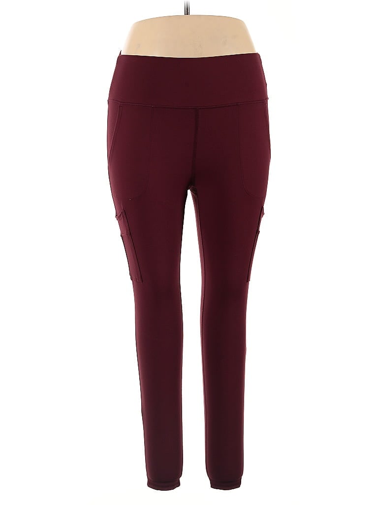 Spyder Burgundy Active Pants Size XL - photo 1