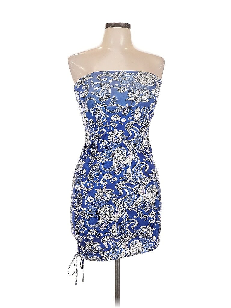 Pre-owned Unbranded Kimono In Blue