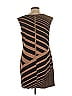 Ann Taylor LOFT Outlet Stripes Brown Casual Dress Size 10 (petite) - photo 3