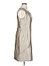 Ellen Tracy Metallic Silver Gold Cocktail Dress Size 16 - photo 4