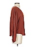 Left Coast by Dolan 100% Polyester Brown Long Sleeve Blouse Size S - photo 4