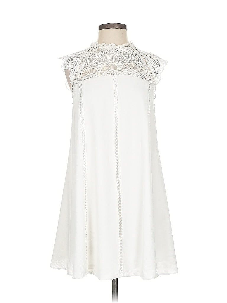 Pre-owned Lulus Cocktail Dress In White