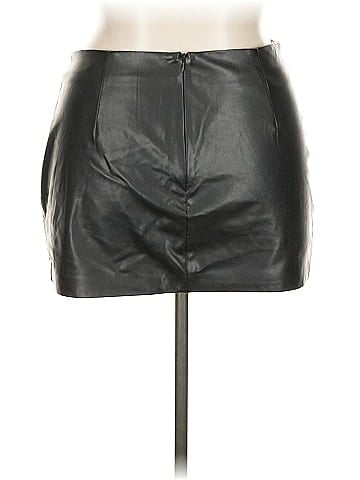 Akira Faux Leather Skirt (view 2)