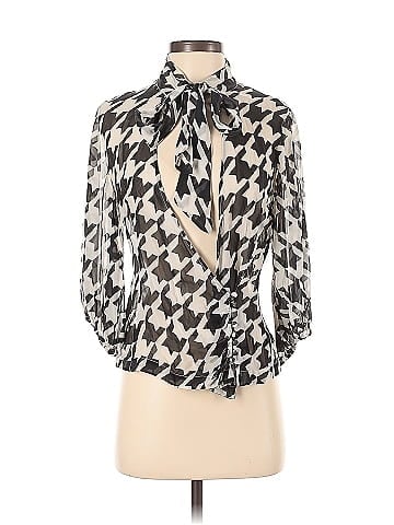 Arden B. Long Sleeve Silk Top (view 1)