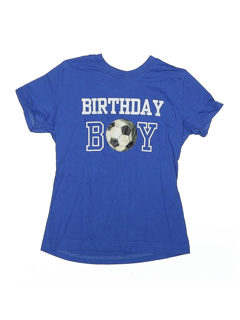 Pre-owned Assorted Brands Kids' Short Sleeve T-shirt In Blue