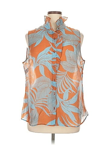 CAbi Sleeveless Button-Down Shirt (view 1)