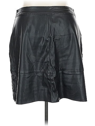 Universal Standard Faux Leather Skirt (view 2)