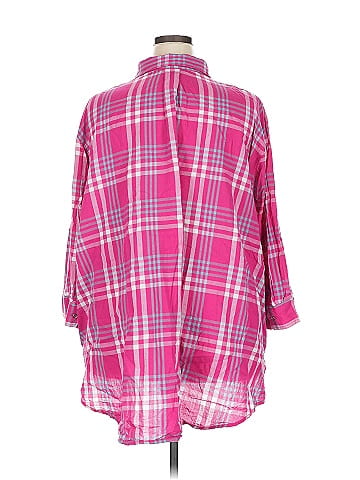 Catherines 3/4 Sleeve Button-Down Shirt (view 2)