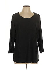 Jm Collection 3/4 Sleeve Top