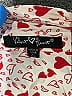 Velvet Heart 100% Rayon Hearts Red 3/4 Sleeve Blouse Size XL - photo 8