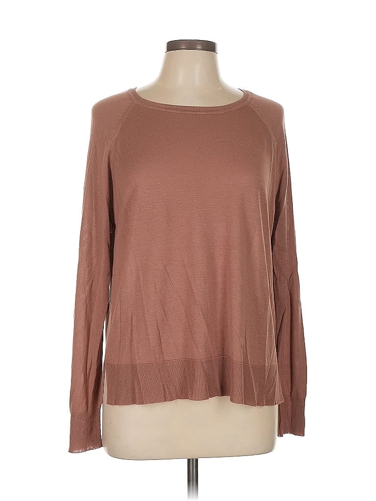 Click to view more detailed imagery on our partner's website Pre-owned Zara Long Sleeve Top Brown Boatneck Tops