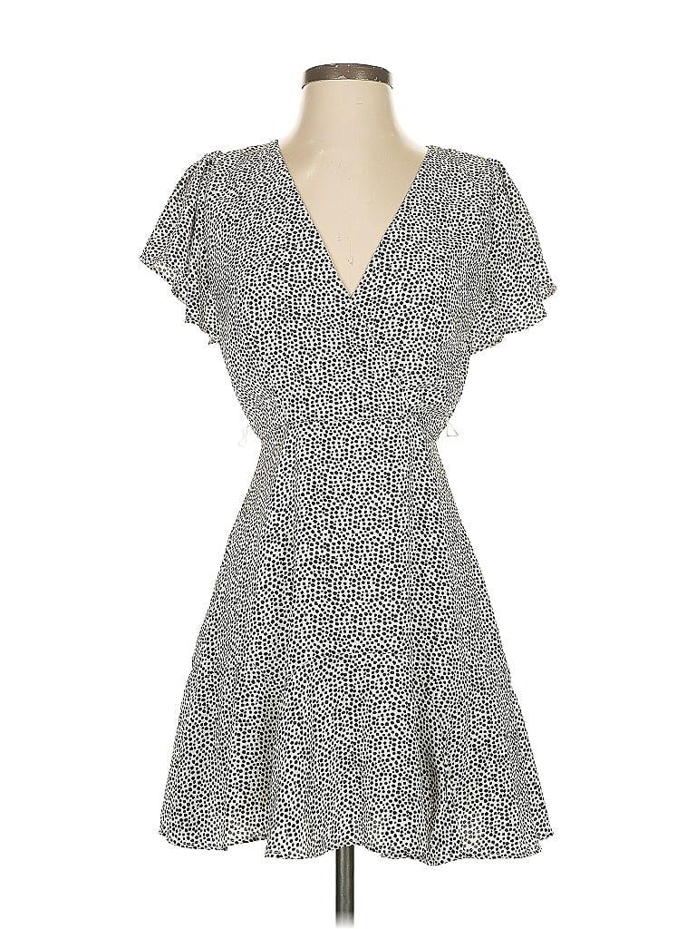Pre-owned Mi Ami Casual Dress In Gray