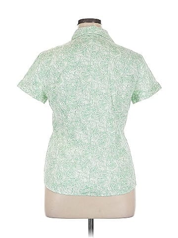 New York & Company Short Sleeve Blouse (view 2)