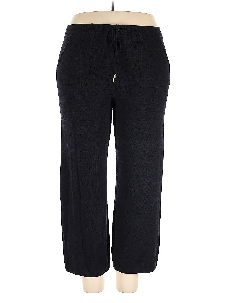 St. John Sport Black Wool Pants Size L - photo 1