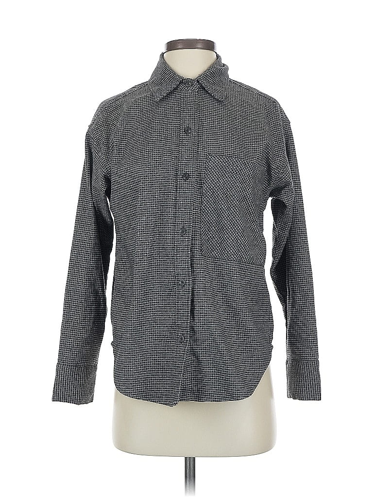Click to view more detailed imagery on our partner's website Pre-owned Abercrombie & Fitch Long Sleeve Blouse In Gray