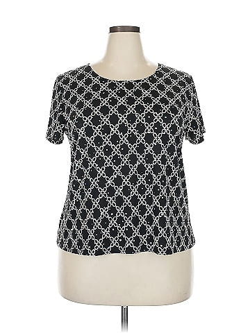 Brittany Black Short Sleeve Top (view 1)