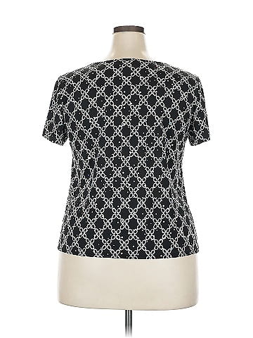Brittany Black Short Sleeve Top (view 2)