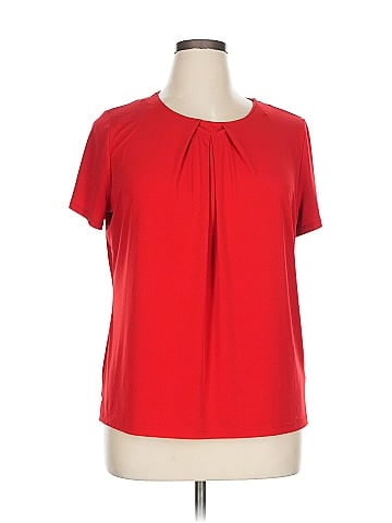 Liz Claiborne Career Short Sleeve Blouse (view 1)