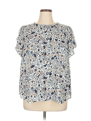 PREMISE Short Sleeve Blouse (view 1)