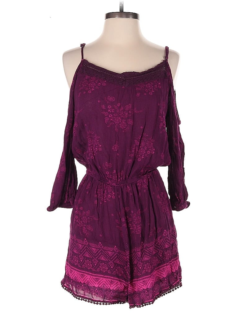 Pre-owned Mudd Romper In Purple