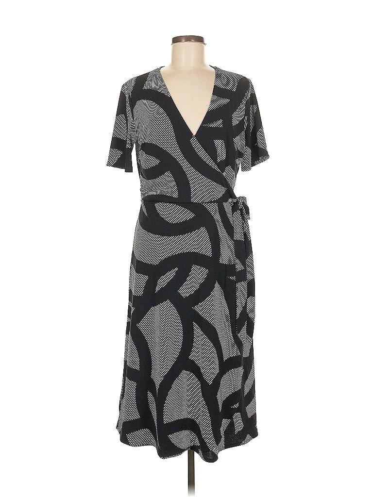 Pre-owned H&m Casual Dress In Blue