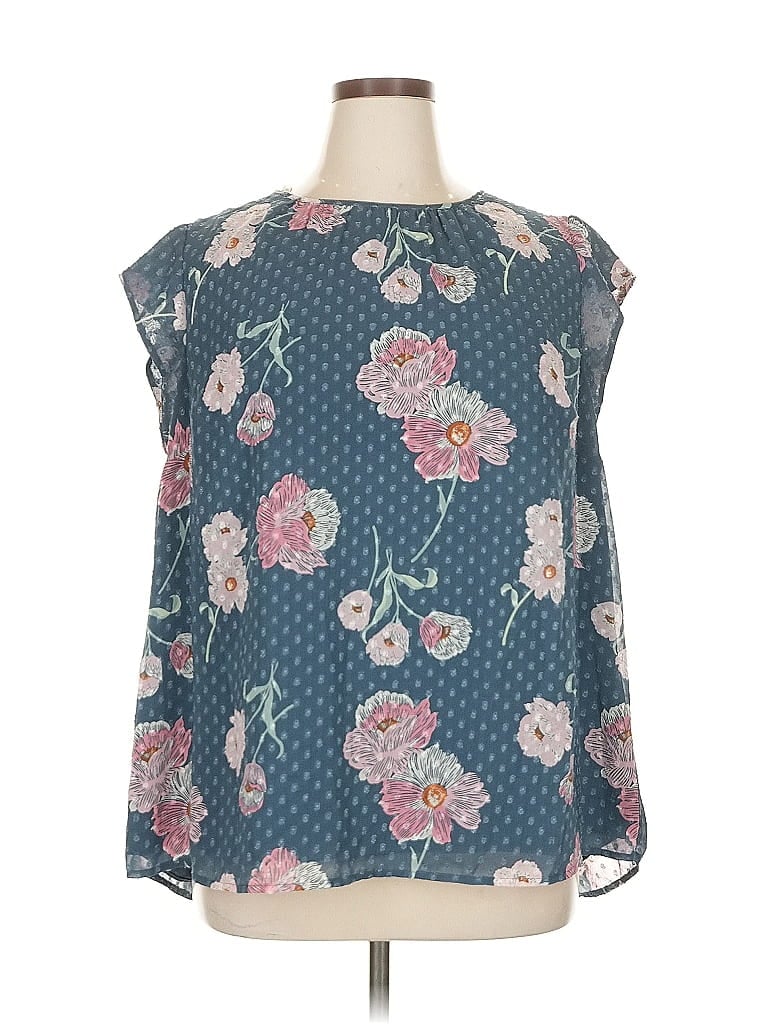 LES SEREIN Pre-owned Sleeveless Blouse In Blue