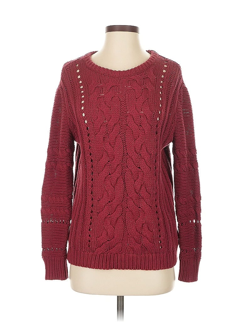 Pre-owned Roxy Pullover Sweater In Red